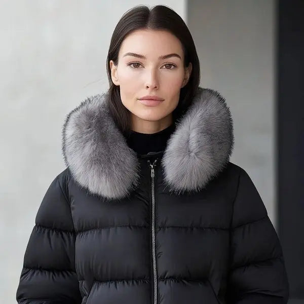 Valentina Puffer Jacket Linen London