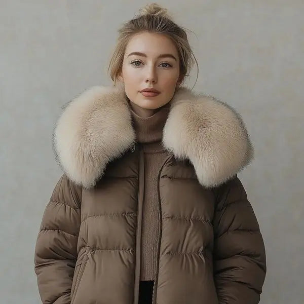 Valentina Puffer Jacket Linen London