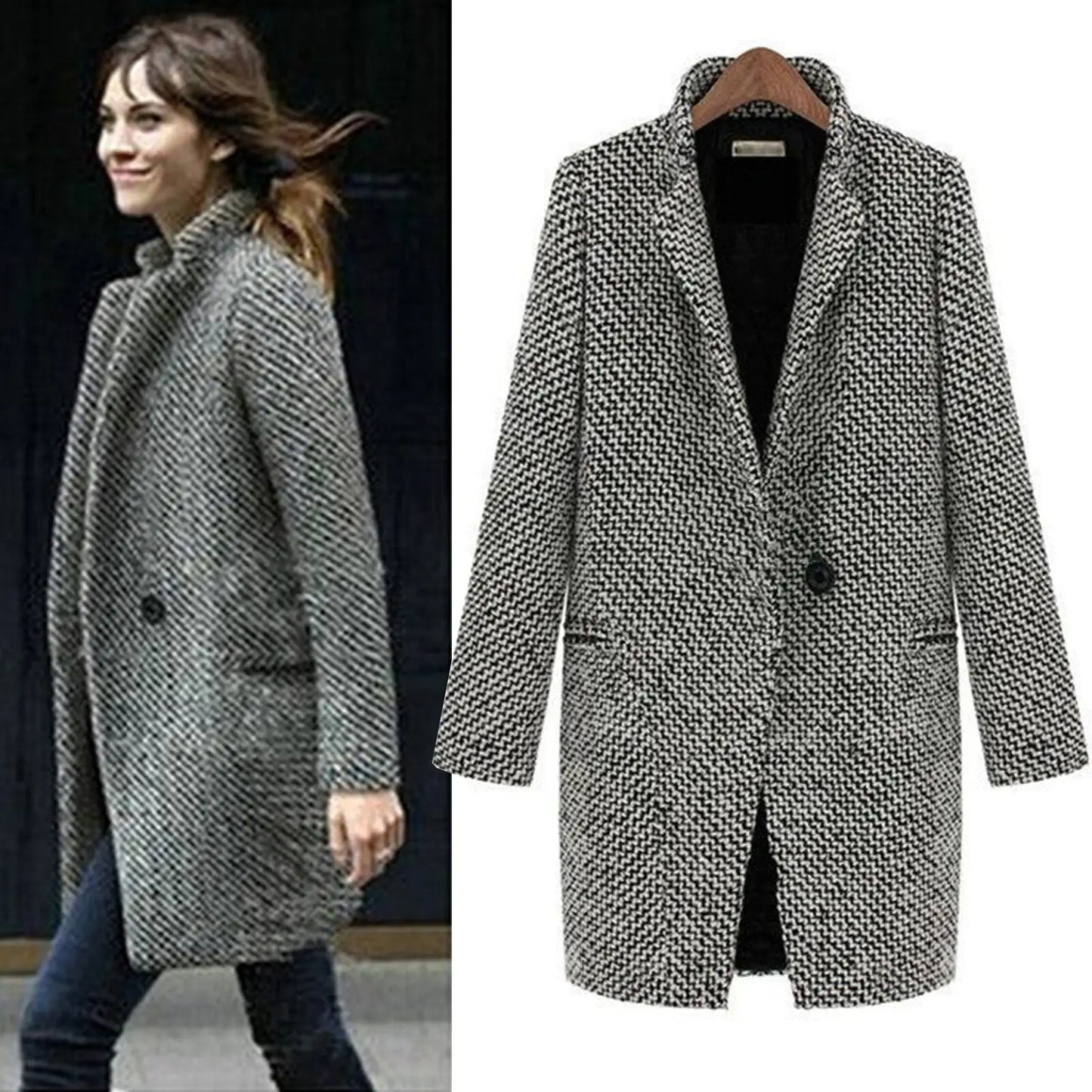 London | Elegant Wool Coat