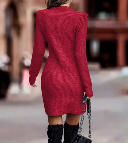 Autumn - Stylish Knitted Dress Linen London