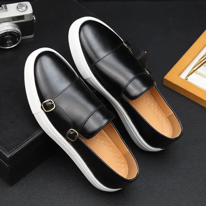 Giovanni Bellini Leather Loafers Linen London