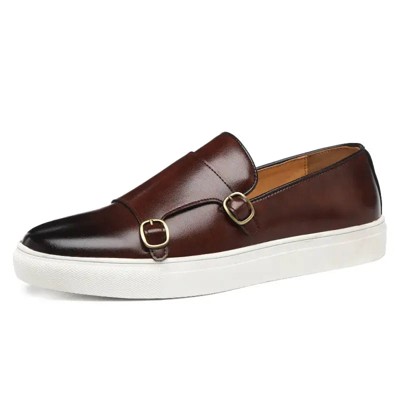 Giovanni Bellini Leather Loafers Linen London