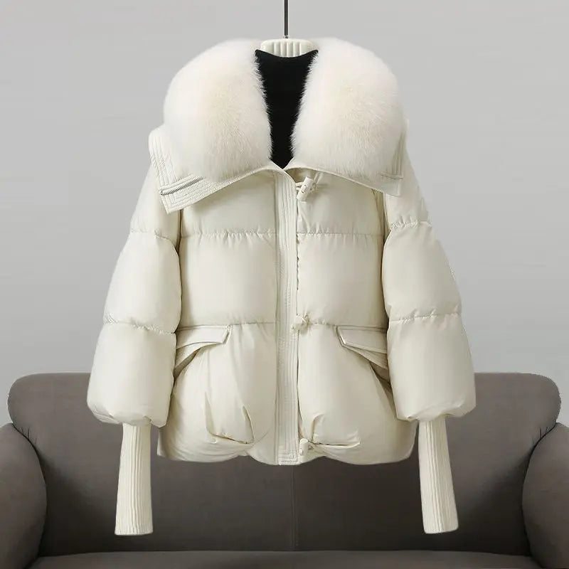 Valentina Puffer Jacket Linen London