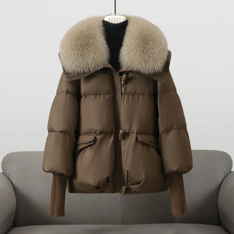 Valentina Puffer Jacket Linen London