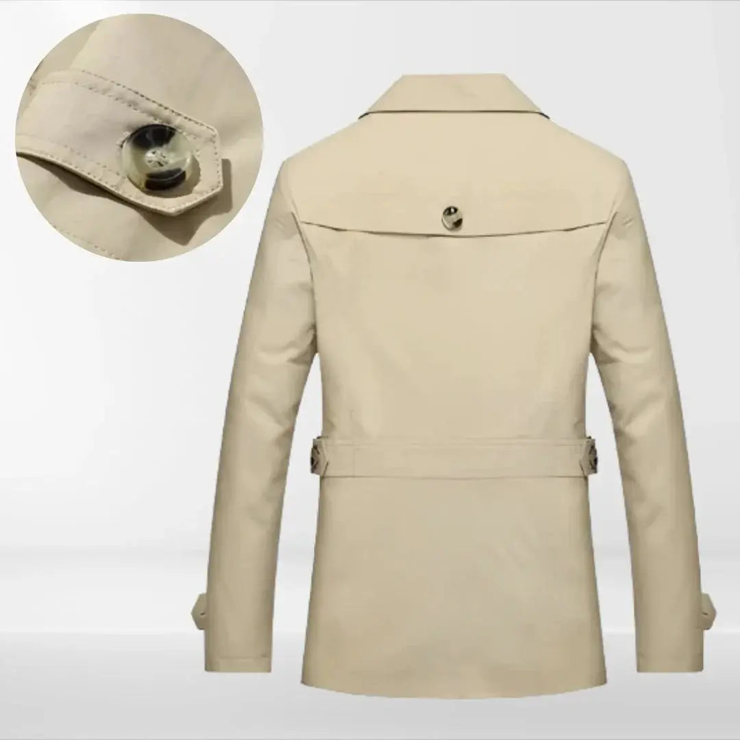 MASON CARTER - CLASSIC TRENCH COAT Linen London