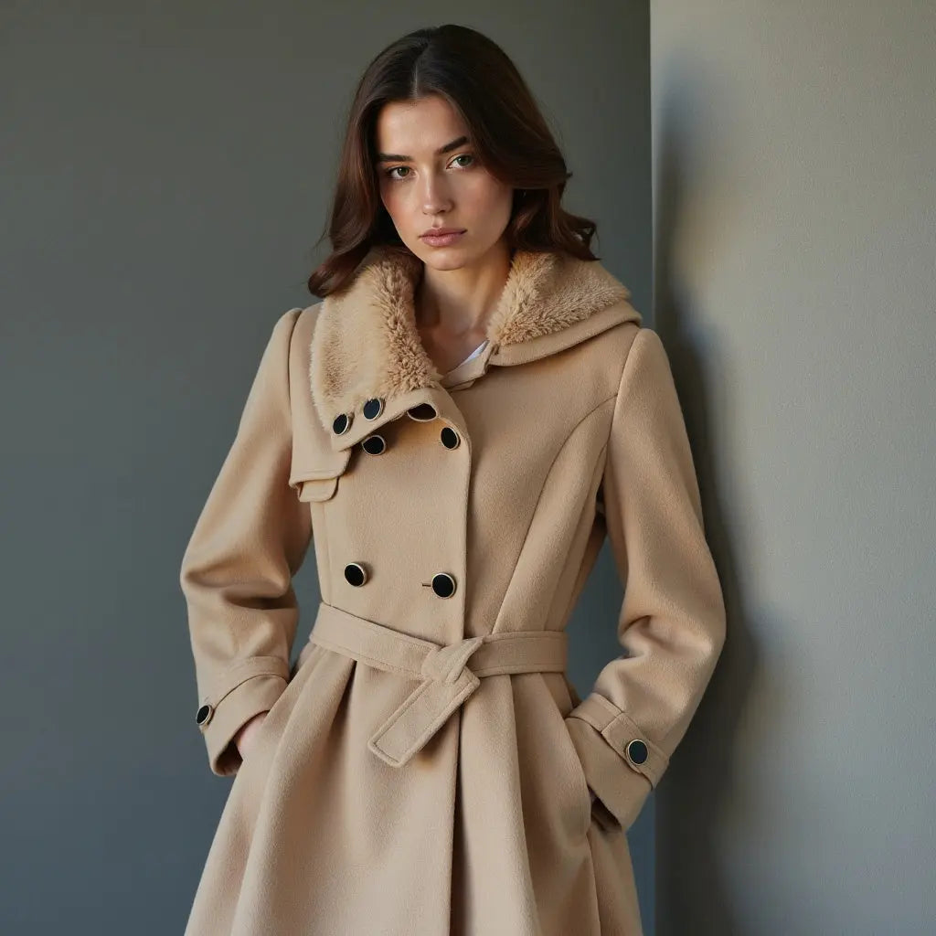 Carolina | Elegant Coat Linen London