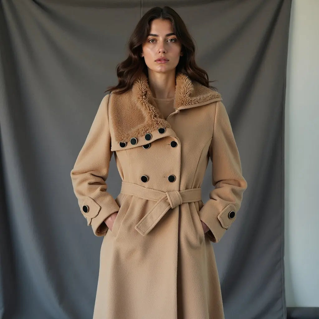 Carolina | Elegant Coat Linen London